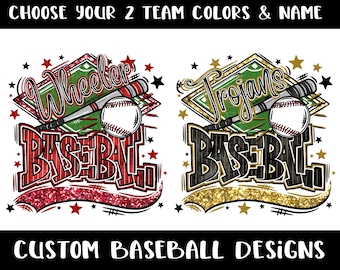 Custom Baseball Design, Baseball Mom png, Sublimation Design, Baseball Shirt Design, School Spirit PNG, Sports Design, Tumbler Design