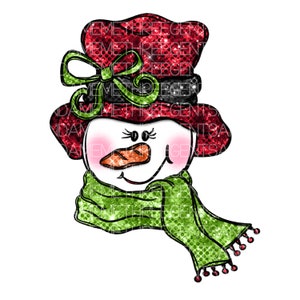 Sparkly Sequin Snowman Sublimation Design, Glitter Holiday Clipart, Hand Drawn Instant Digital Download, Christmas Shirt Design, Winter PNG