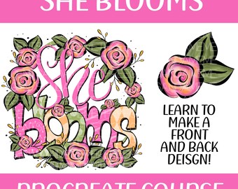 Procreate Course, Procreate Brushes, Tools for Designers, Learning to Design, Mom Design Procreate Course, Procreate Tutorial