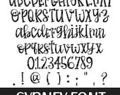 Hand-Lettering Font, OTF Script Font, Commercial Use, Fonts for Designs, Cute Fonts for Designs, Whimsical Hand-Writing, Procreate Font
