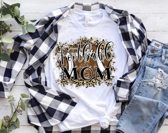 Funny Soccer Mom Leopard Graphic Tee – Vintage Bleached Cheetah Mom Life T-Shirt For Women