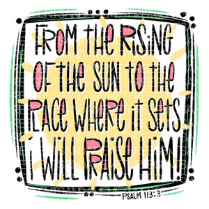 Praise and Worship PNG Design, Faith Church Shirt Design, Christian Instant Digital Download, Sublimation Design