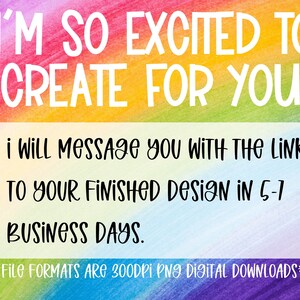 Personalized Easter Bunny, Girl Shirt PNG, Hand Drawn Clipart, Instant Digital Download, Printable Sublimation Design, Transparent PNG image 9