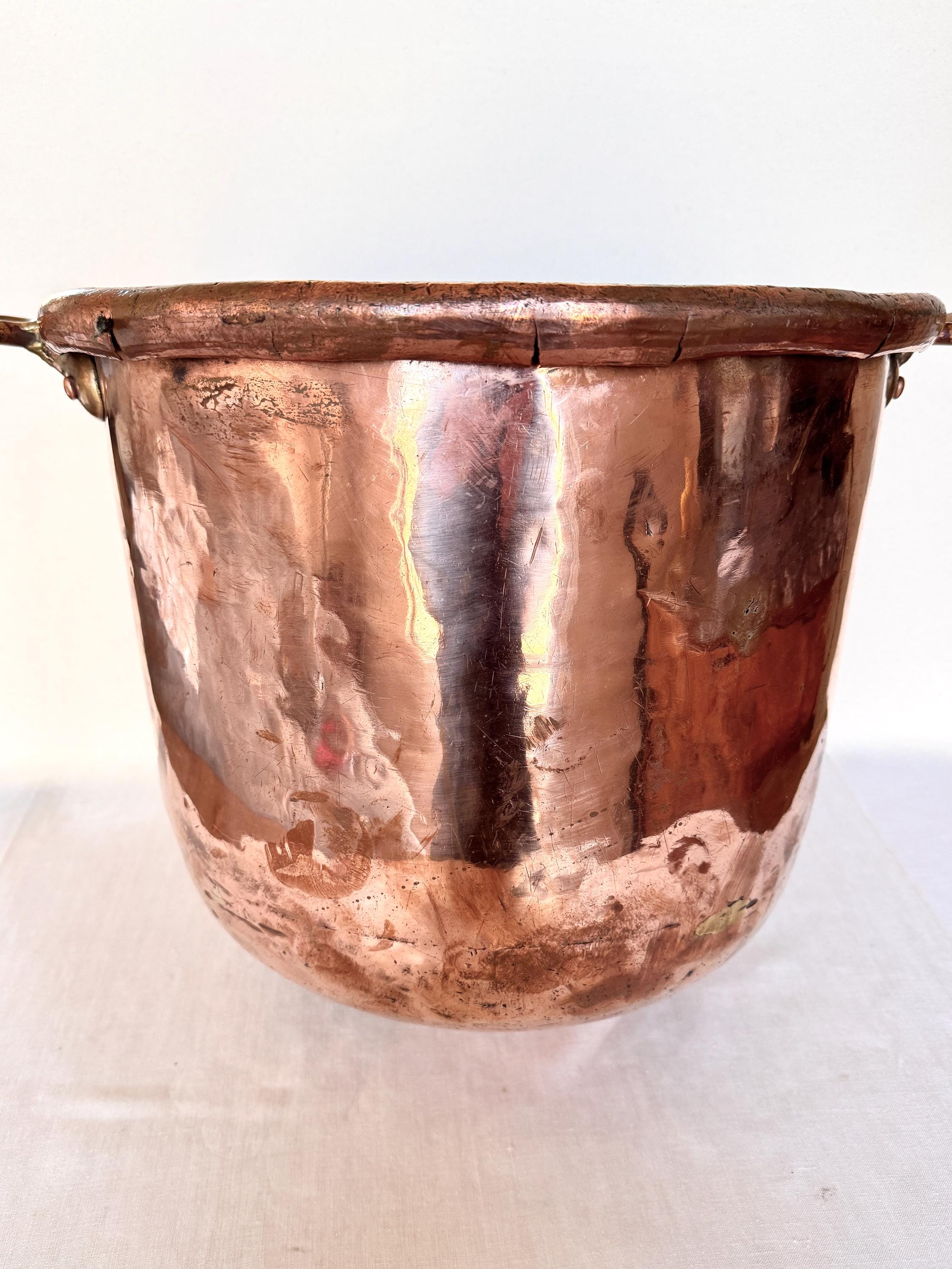 Antique French Copper Pot - Etsy