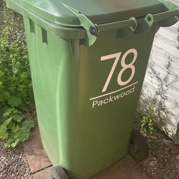 Wheelie Bin Stickers Etsy UK