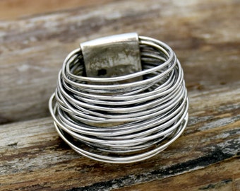 Silver Wrapped Rings