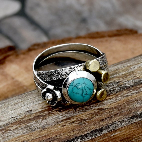 Turquoise shop thumb ring