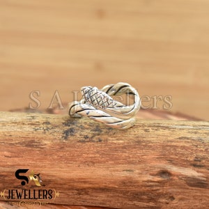 Sterling Silver Snake Ring: Handmade Serpentine Band, Animal Jewelry