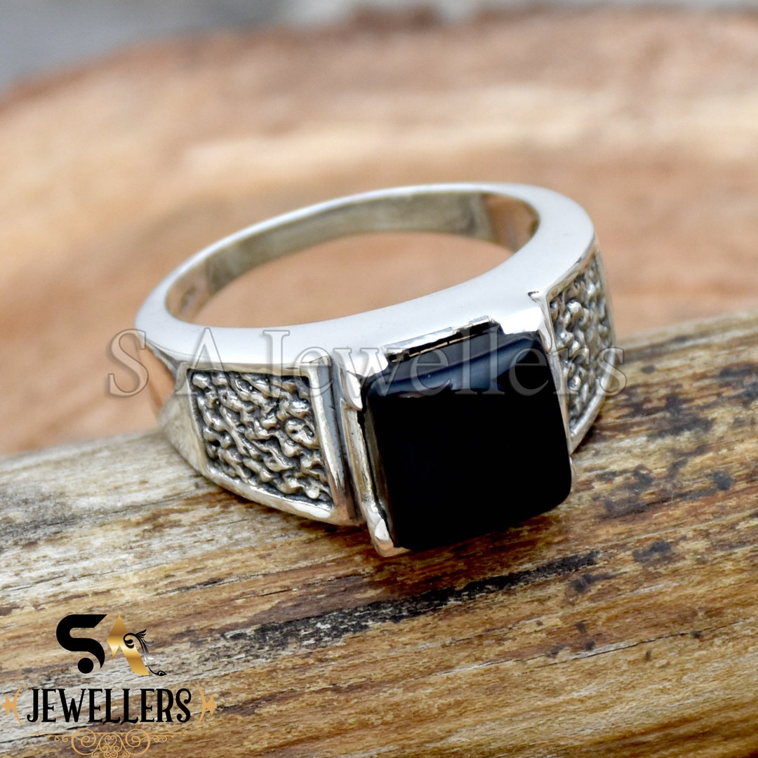 再販 人気 重ね着けにも ブラックオニキス スター モチーフ 華奢リング ブラックオニキス スターシェイプリング | Sally's Jewelry サリーズ