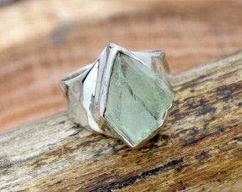 Anello fatto a mano in argento sterling 925 - Anello con pietra