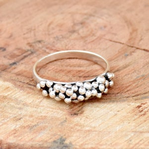 Bubble Band Ring, Multi Ball Ring, 925 Sterling Silver Ring, Wedding ...