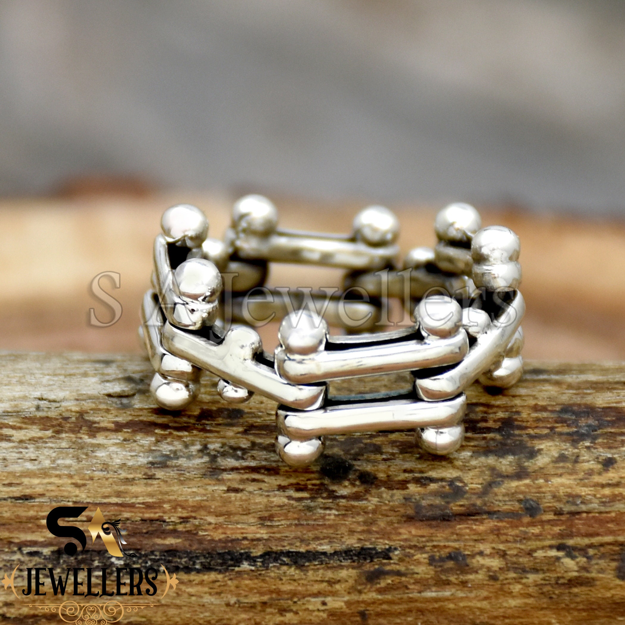 925 Sterling Silver Foldable Ring, Handmade Ring, Dainty