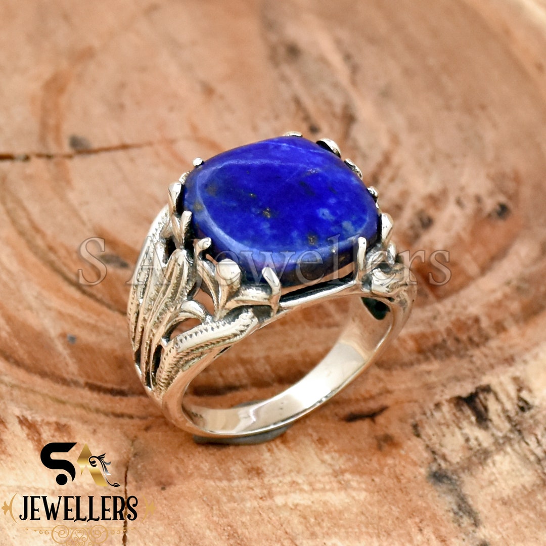 アクセサリー Gerochristo Byzantine Lapis lazuli Ring Gerochristo Byzantine Lapis lazuli Ring