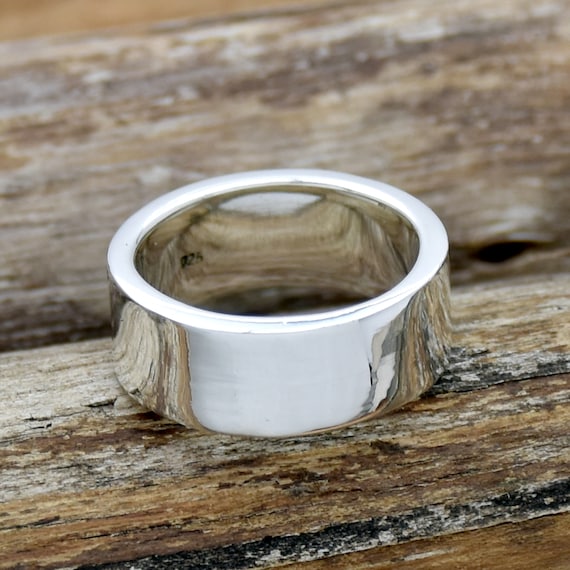 Plain Ring Band Ring 925 Sterling Silver Ring Wedding Band Etsy