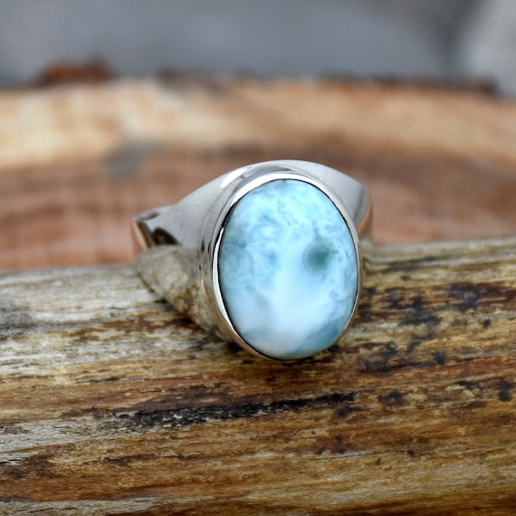 Etsy larimar ring deals