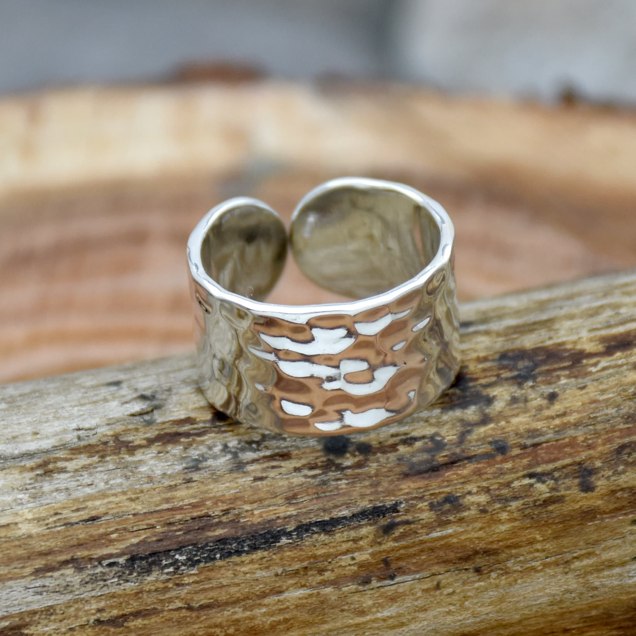 Anello A Fascia Piatta Da 4 Mm In Argento Sterling Massiccio 925 - Fede - Foto 4