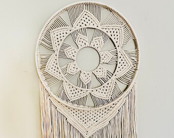 Extra Large Handmade Macrame Mandala // Dream Catcher // Hippie Decor // Boho Decor