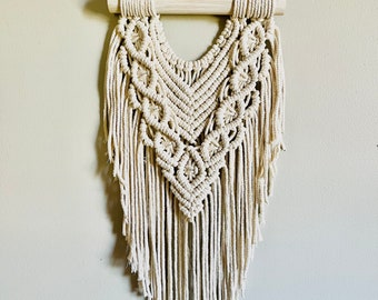 Handmade Macrame Tapestry // Boho Decor // Girls Room Decor // Nursery Decor // Office Decor // Coastal Decor // Living Room Decor