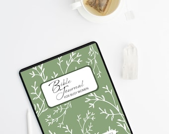 Bible Journal - Digital Download / 365 Days / Fully Dated / Reflection Space