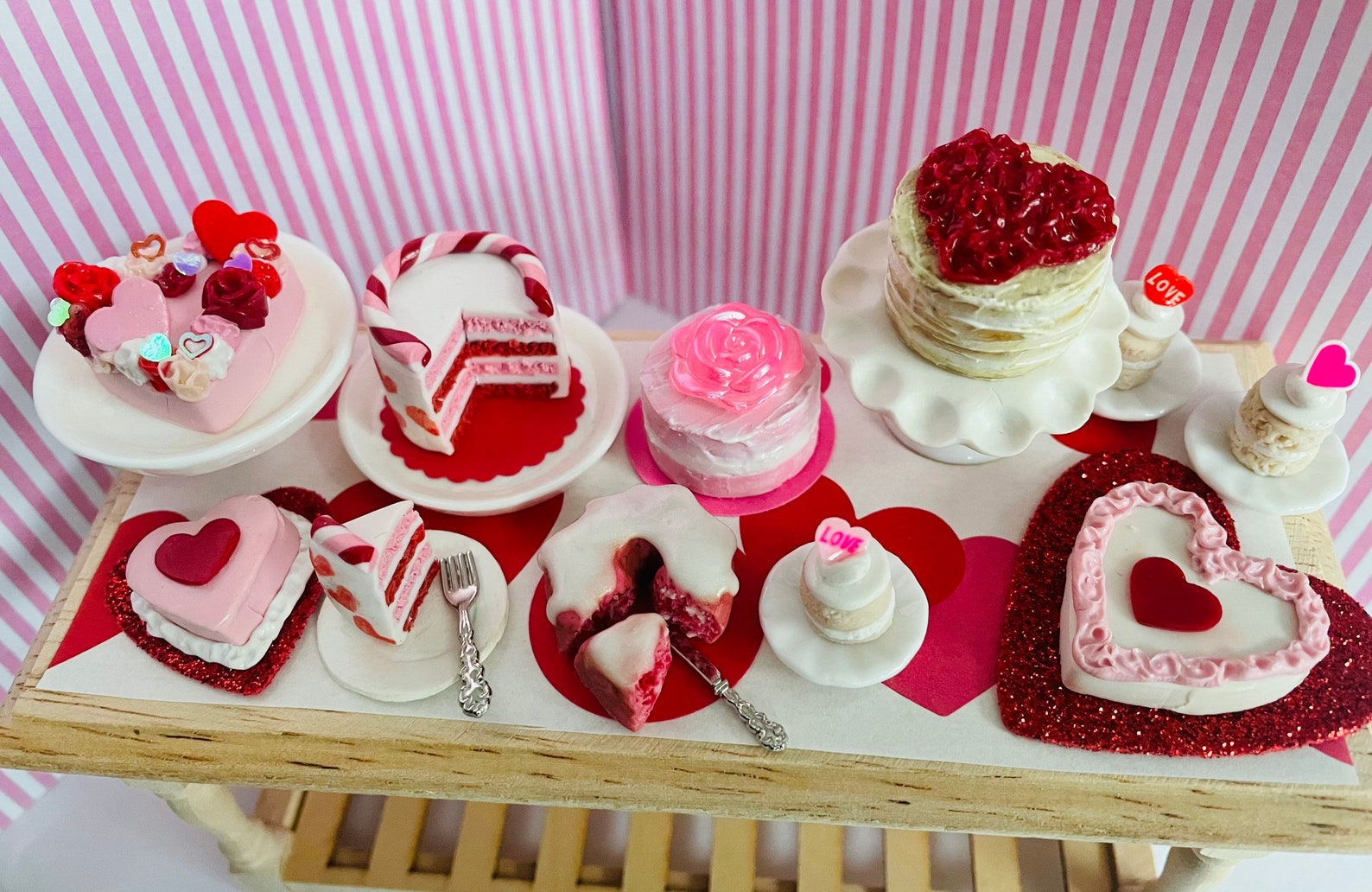 112 Scale Dollhouse Miniature Cake Dolls House Kitchen Food Etsy