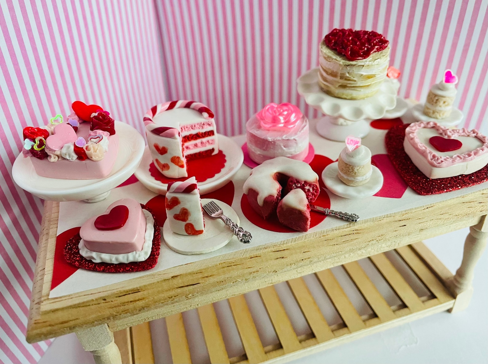 112 Scale Dollhouse Miniature Cake Dolls House Kitchen Food Etsy