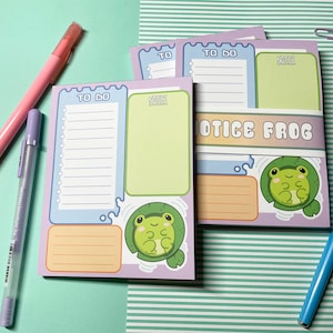 Notice Frog, Notepad, Frog, Memopad, Froggo