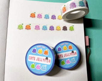 Linda cinta washi de medusas