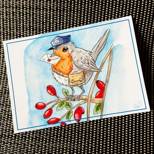 Wens Kaarten Robin, Vogel