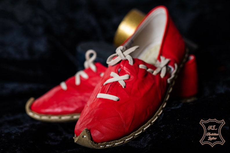 Colorful Natural Turkish Genuine Leather Handmade Women Yemeni Shoes Slip-On