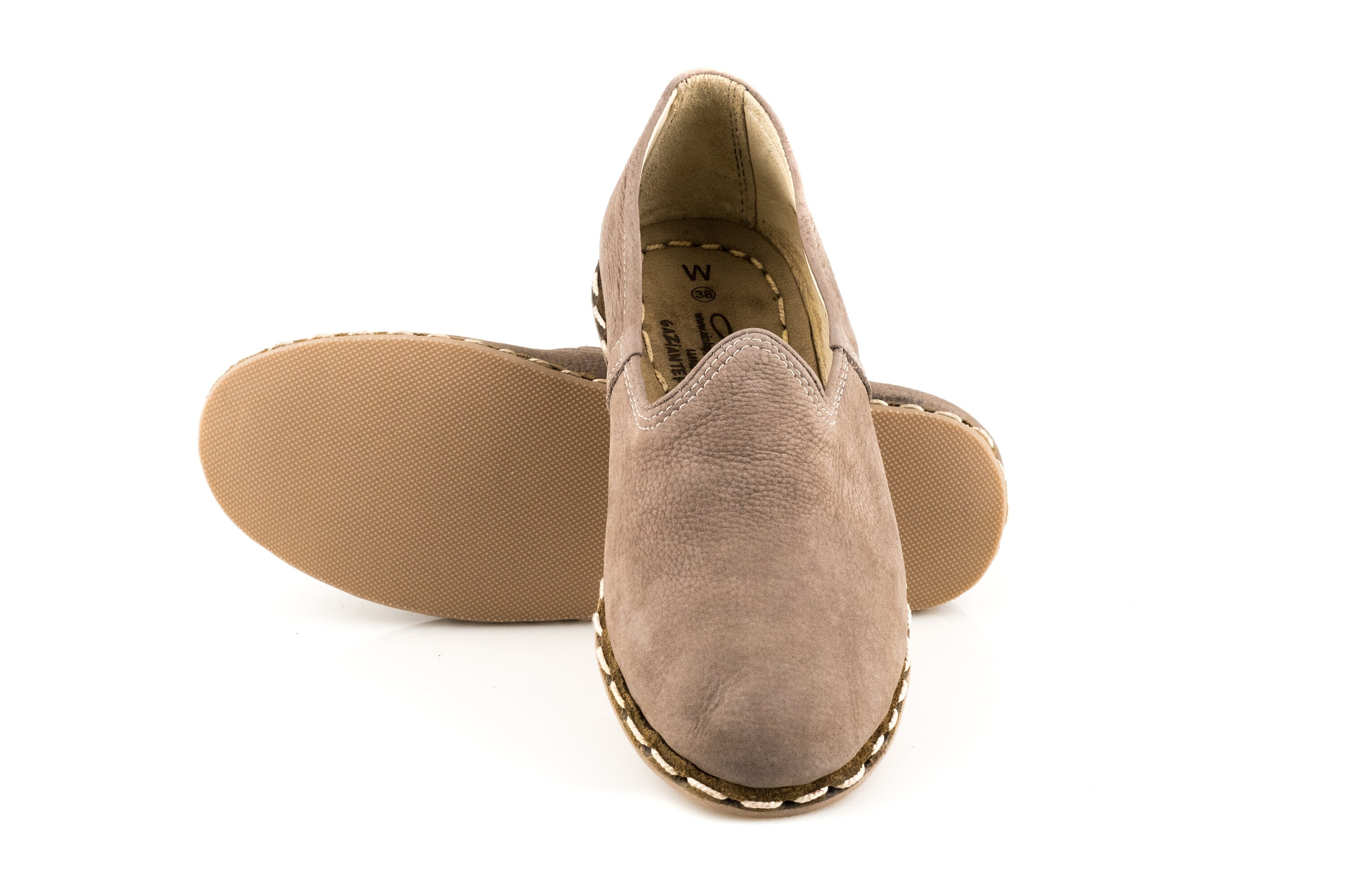 Casual, Handmade, Genuine Leather Nubuck Mens Shoes 12077S Black