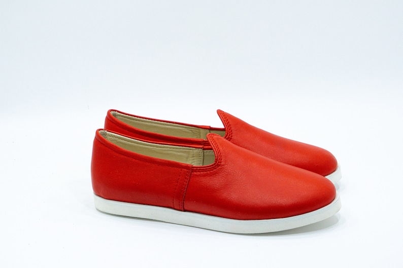 Ultra lightweight /%100 Red Lining Leather /& Handmade Eva Sole Men Turkish Shoes Colorful Slip-On Natural