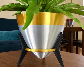 プランター スペースエイジ ミッドセンチュリー ガーデニング 観葉植物