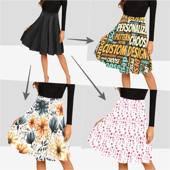 Pleated Midi Skirt Personalized Comfortable Skirt Women s Customizable Skirt Bohemian Linen Skirt A line Linen Skirt Outfit Etsy UK