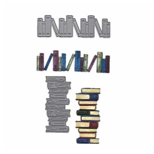 Bücher Metallstanzen, Bücher Stanzformen, Scrapbooking Papier Kartenherstellung, dekorative Vorlagen Stanzformen