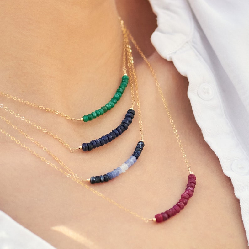 Beaded Labradorite Necklace February Birthstone Necklace Faceted Gemstone Necklace Raw Labradorite Jewelry Rondelle Stones Necklace