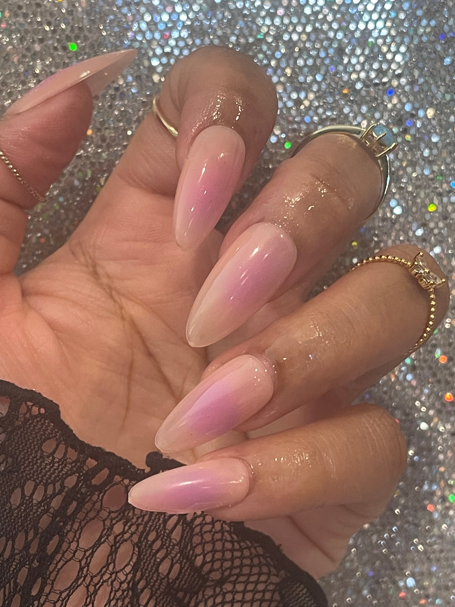 Lilac Blush Oval Press on Nails - Etsy