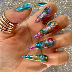 Mosaic Press on Nails