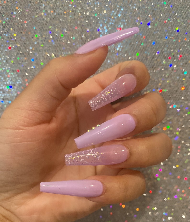 Lilac Dream Press on Nails | Etsy