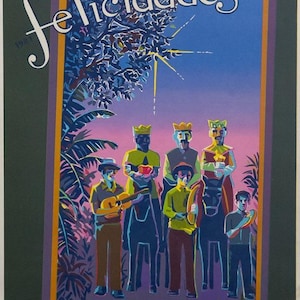 Felicidades 1981 - Antonio Maldonado | Carteles Navideños: DIIVEDCO