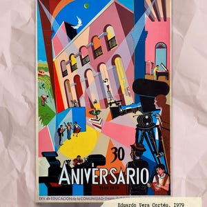 Cartel DIVEDCO: (1979) 30 Aniversario DIVEDCO von Eduardo Vera Cortés | Typische puertoricanische Kunst