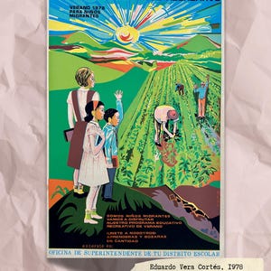 Kartell DIVEDCO: (1978) Programa Educacional Recreativo (Verano) von Eduardo Vera Cortés | Typische puertoricanische Kunst