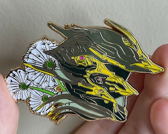 Zephyr Prime Warframe hard enamel pin Prime Garden