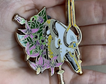 Ash Prime Warframe hard Enamel pin fan made prime garden