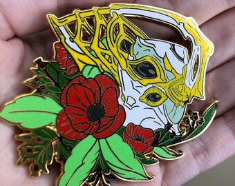 Warframe Nyx Prime hard enamel pin Prime garden large 2.5 inches