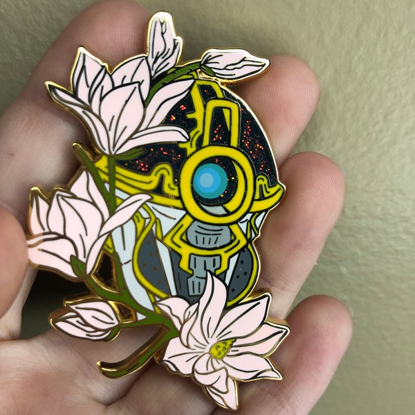 Warframe Mag Prime hard enamel pin Prime Garden 2.5 inch pin