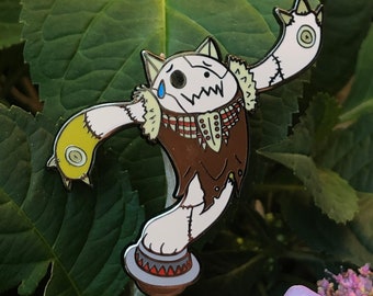 Palico Pin Shieldspire Stooge Wacky Waving Inflatable Arm Flailing Tube Cat Monster Hunter World Fan Made Pin