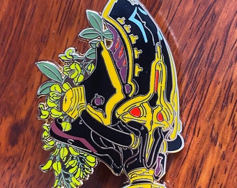 Harrow Prime  2.5 inch Warframe fan made enamel pin Prime Garden