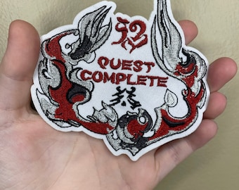 Monster Hunter Rise Quest Complete Patch sew on or Iron on