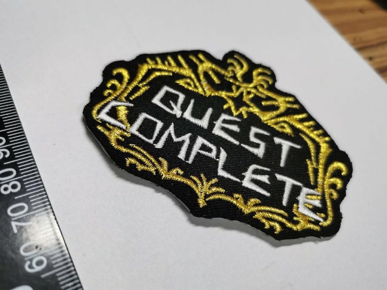 Monster Hunter World PATCH Quest Complete Fan Made Etsy UK