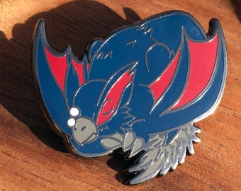 Nargacuga Sleepy Monster Pin fan made hard enamel pin